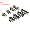MDR Servo driver SCSI Connector HPCN Slot Type 14/20/26/36/50 pin female plug 180 90 Degree right angle Through Holes pcb