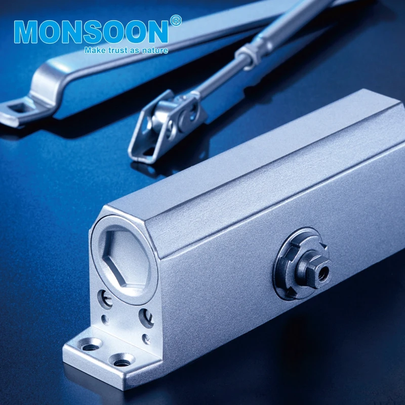 Electric Smooth Stainless Steel 180 Degree Indoor Closer Slide Back