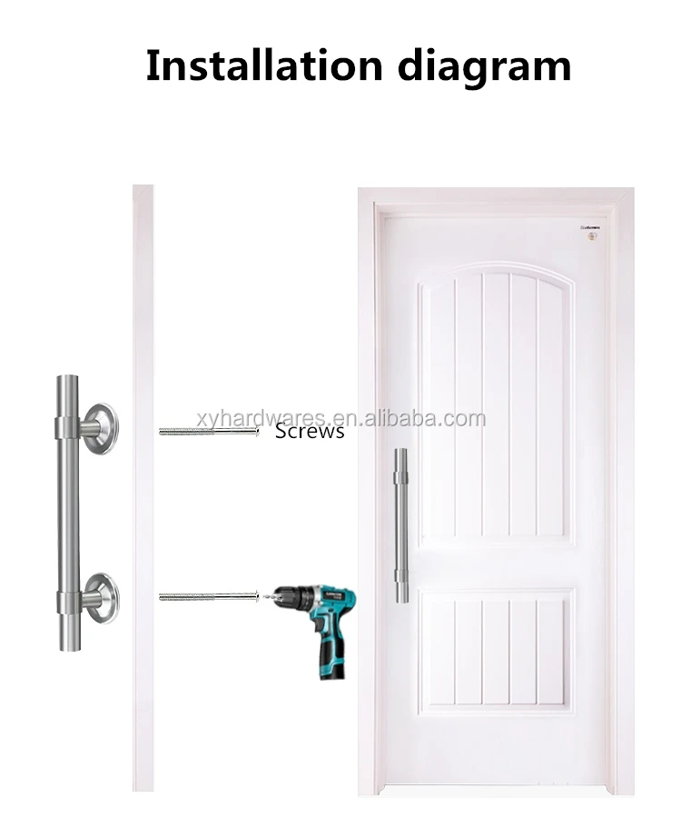 Adjustable Stainless Steel Door Furniture Drawer Kitchen Pulls