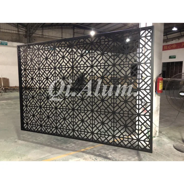 Middle east popular Aluminium Carved Panel Custom Villa Curtain Wall Metal Ceiling Aluminium 