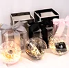 Christmas gift ideas crystal ball lipstick perfume gift box for women