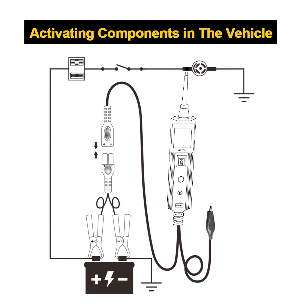 Autool Bt260 Car Electrical Voltage Circuit Led Display Power Digital