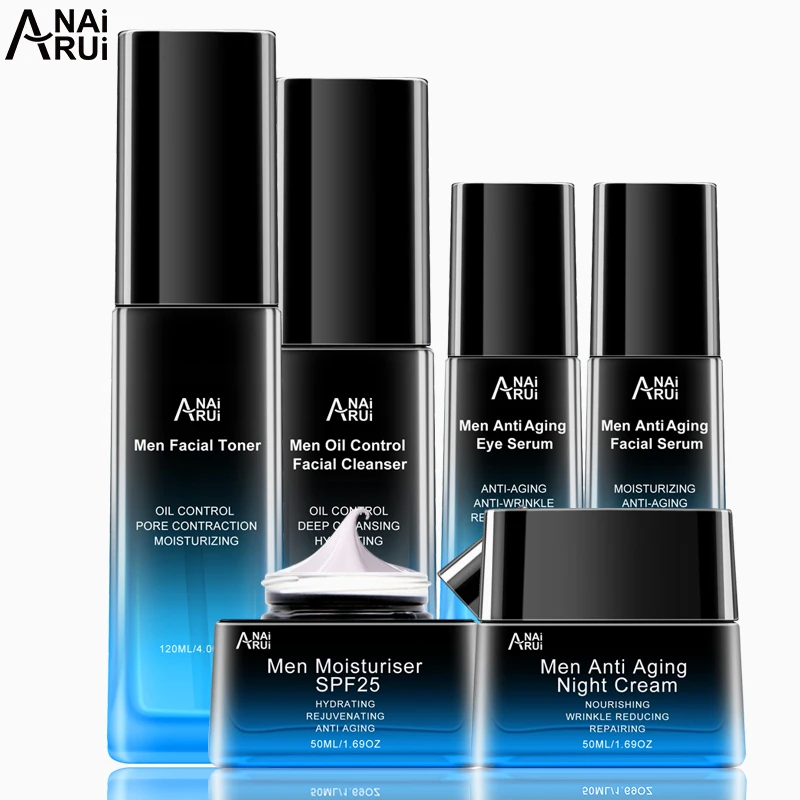 Oem Private Label Men's Skin Care Products Gift Males Face Care Set