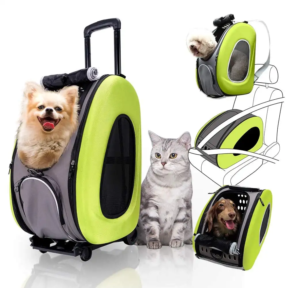 Airline Approved Best Large On Wheels Stroller Trolley Rolling Pet