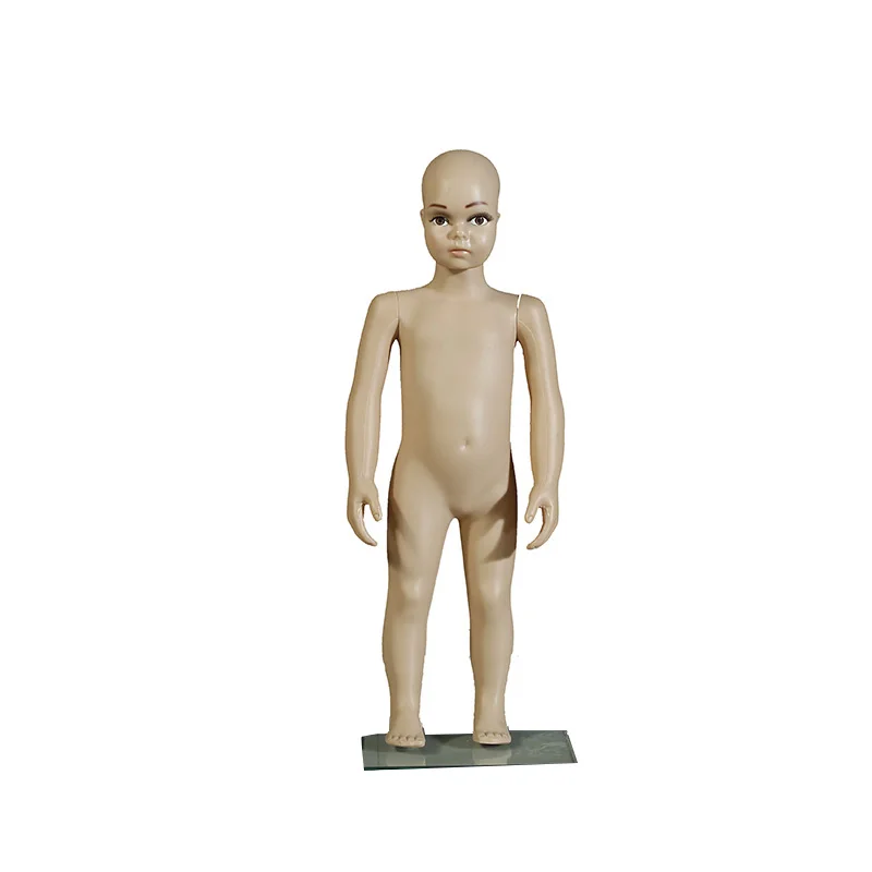 批发服装店玻璃基地手臂可拆卸全身柔软柔软人体模特儿童人体模特