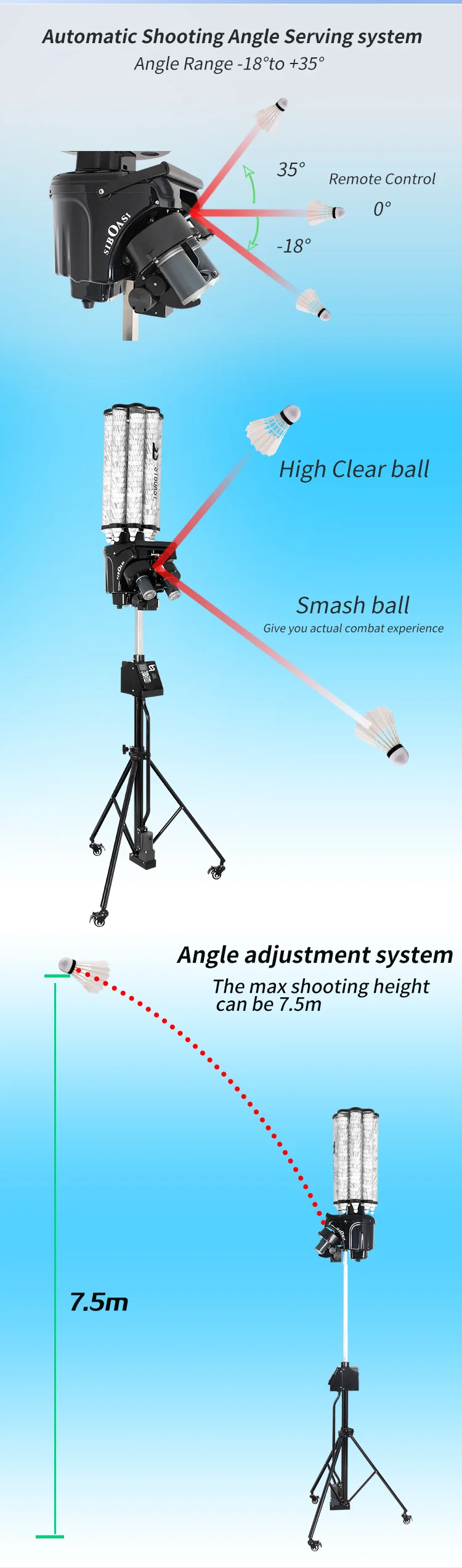shuttlecock machine panda