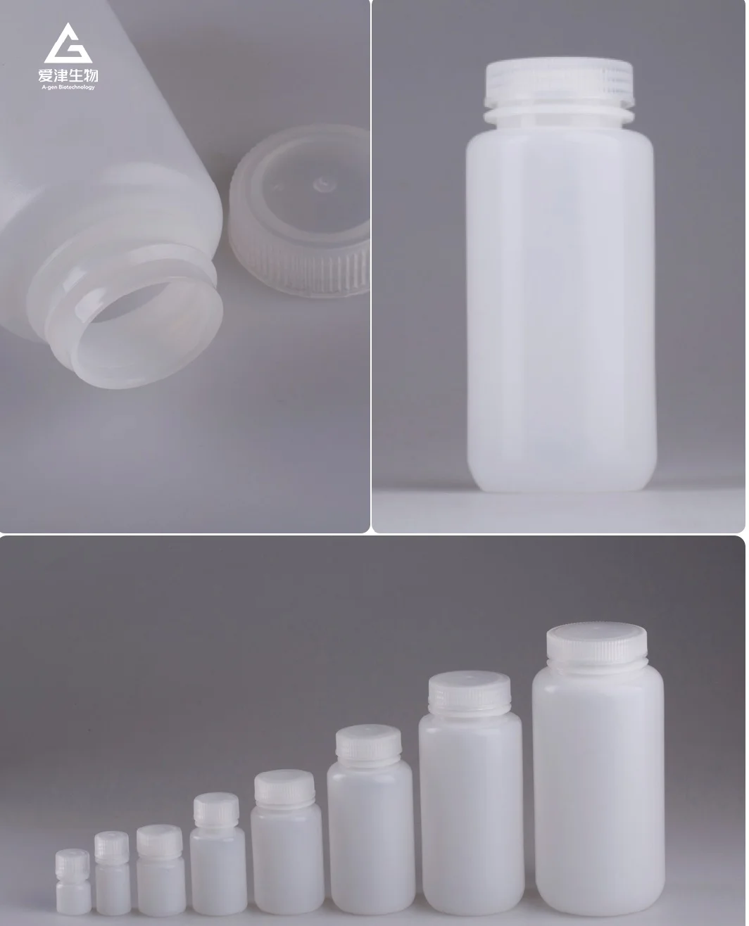 Hdpe Wide Mouth 30ml White Reagent Bottle Regent Container Vessel Vial ...