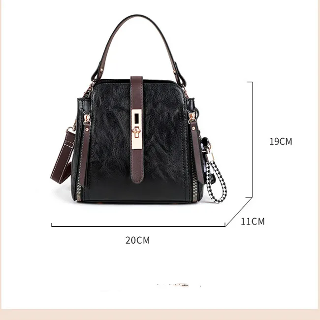 2020 New Shoulder Bucket Bag Mini Bag Women Fashion Wild Ins Messenger Bags Tide Bag