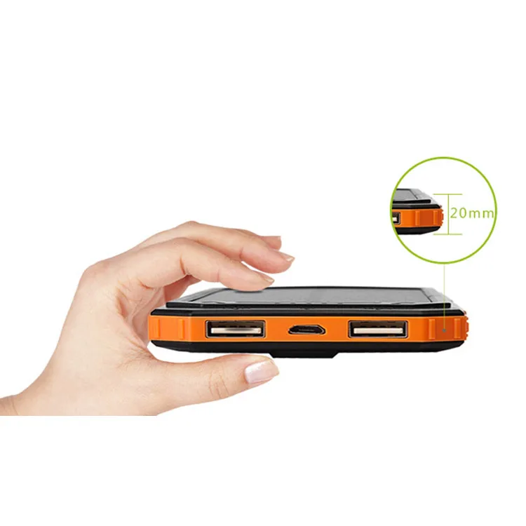IP67 Dustproof Shockproof Rainproof Solar Phone Charger 30000mAh High Capacity Solar Power Bank - ANKUX.COM