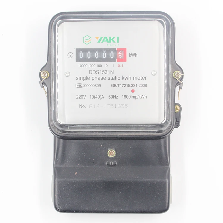 Yaki Singlephase Electronic 220v 50hz Electric Meter Price Static