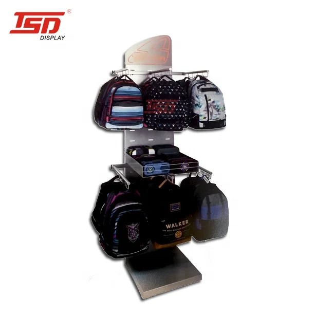 Metal Hanging Backpack Display Stand Rack For Tennis Bag,Bag Display