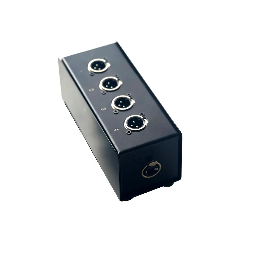 4 Channel 3 Pin Multi Network Xlr Cable Breakout For Stage Sound Lighting And Recording Studio