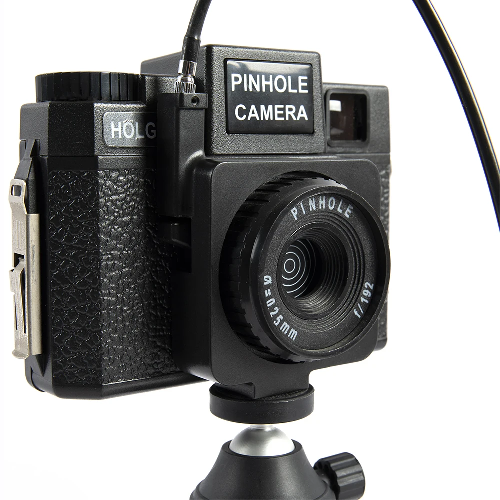 120pc 中等格式手动固定焦点轻量级 lomo 复古黑色针孔胶片摄像机