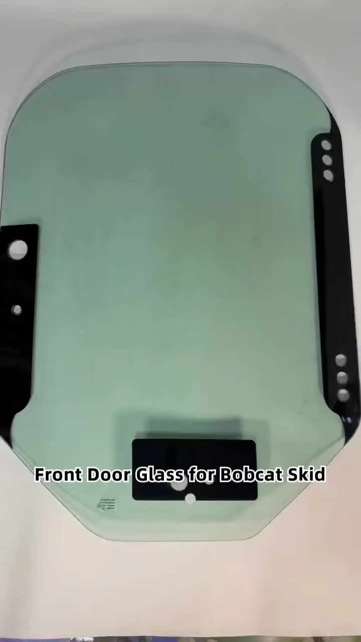 7120401 Front Windshield Glass for Bobcat Skid Steer Loader Door Tempered Glass S70 S130 S450 S510 S550 Spare Parts SY99-07210