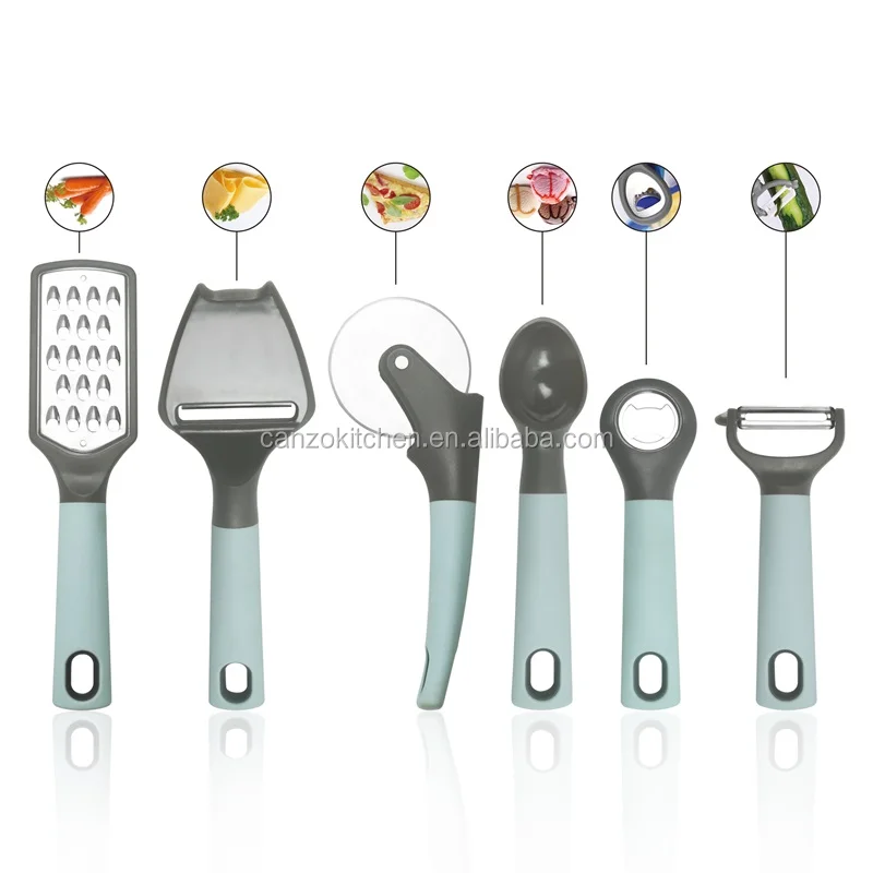 6 Piece Kitchen Accessories Fruit Vegetable Tools Kitchen Gadgets With Non Slip Handle Buy Fruit Vegetable Tools Set Kitchen Gadgets Set Kitchen Tools Product On Alibaba Com