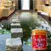 3D floor painting transparent clear liquid epoxy resin paint