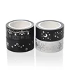 Whosale popular gold silver stamping single sided multipurpose adhesive decorate washi tape