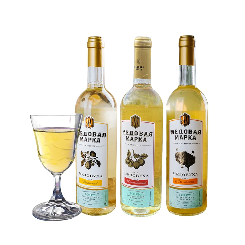 
Honey Mark Brand Glass Bottled Lemon Flavord Honey Low Alcoholic Drink 