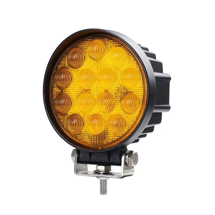 42W Best aftermarket Amber Yellow LED Fog light Work Light for Vehicle