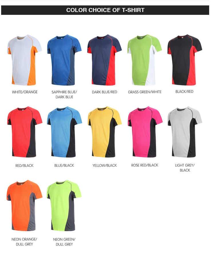 dri fit shirt colors