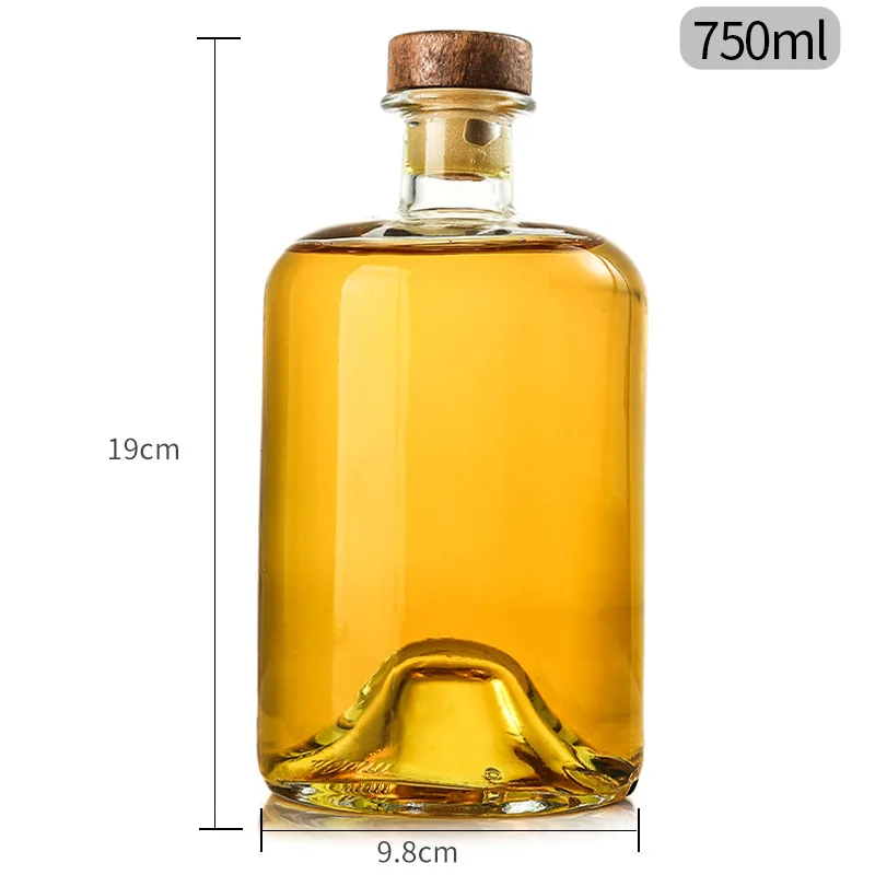 100ml 250ml 375ml 500ml 750ml Empty Glass Wine Bottle Vodka Gin Rum