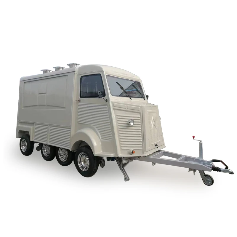 MAICHE Customized Mobile Coffee Snacks Citroen Food Trailer Truck Fast Food Cart Fruit Bar details