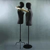 Half Body Fiberglass Male Formal Dress Suit Display Fabric Upper Body Mannequin