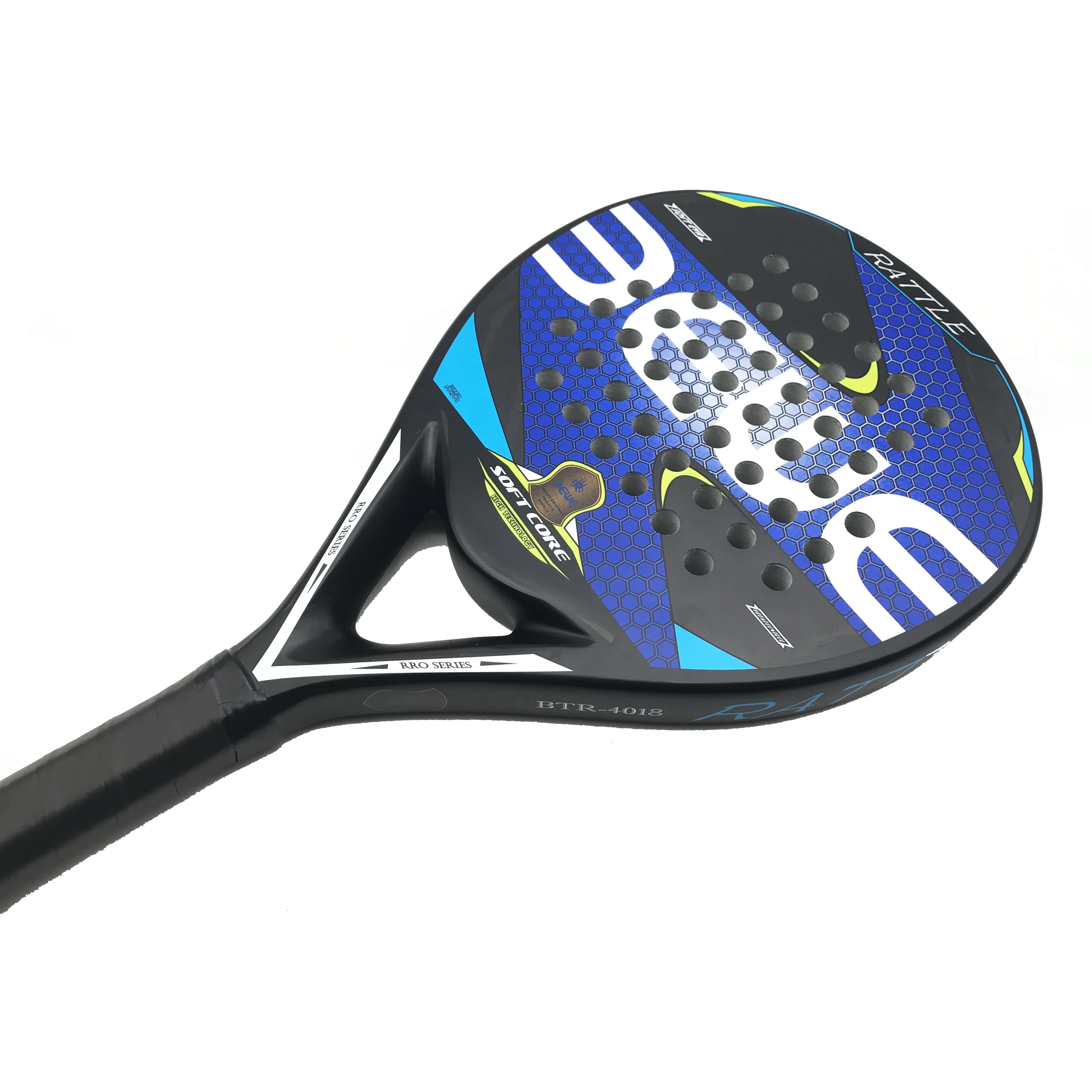 make your design 38mm thickness eva carbon fiber 3k padel racket