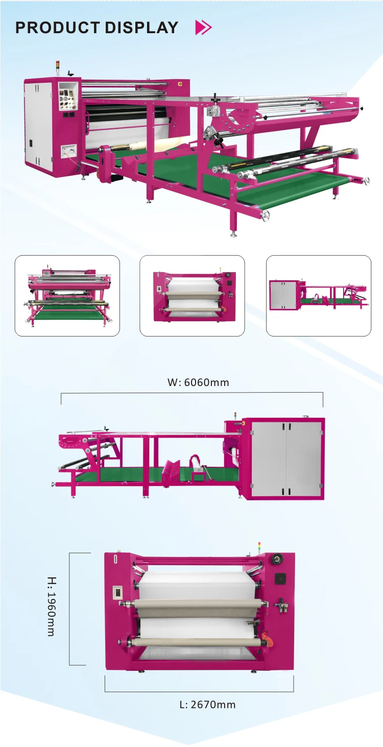 2020 Prime Multipurpose Heat Press Calendar Fabric Rolling Machine