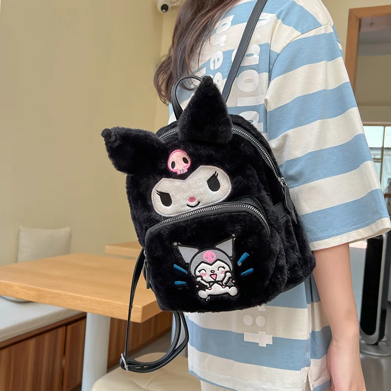 Wholesale Kawaii Sanrio Plush Backpack Kuromi Oem/odm Sanrio ...