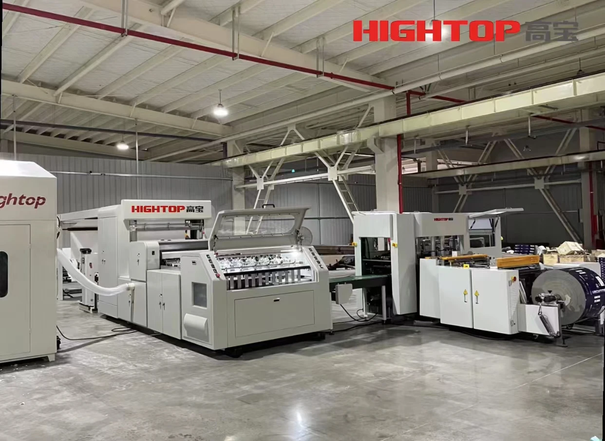 High Quality Automatic Hamburger Patty Paper Wax Paper Cross Cutting Converting Machine Front