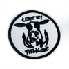 Wholesale custom low price black and white cow personalized embroidery patches