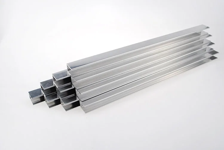 Good Quality Mirror U Channel Aluminium Shower Profiles Double U