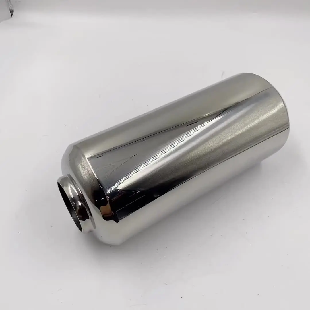 Coppia Risuonatori Universali Scarico 3" In Acciaio Inox - Ingresso/uscita 3 Pollici