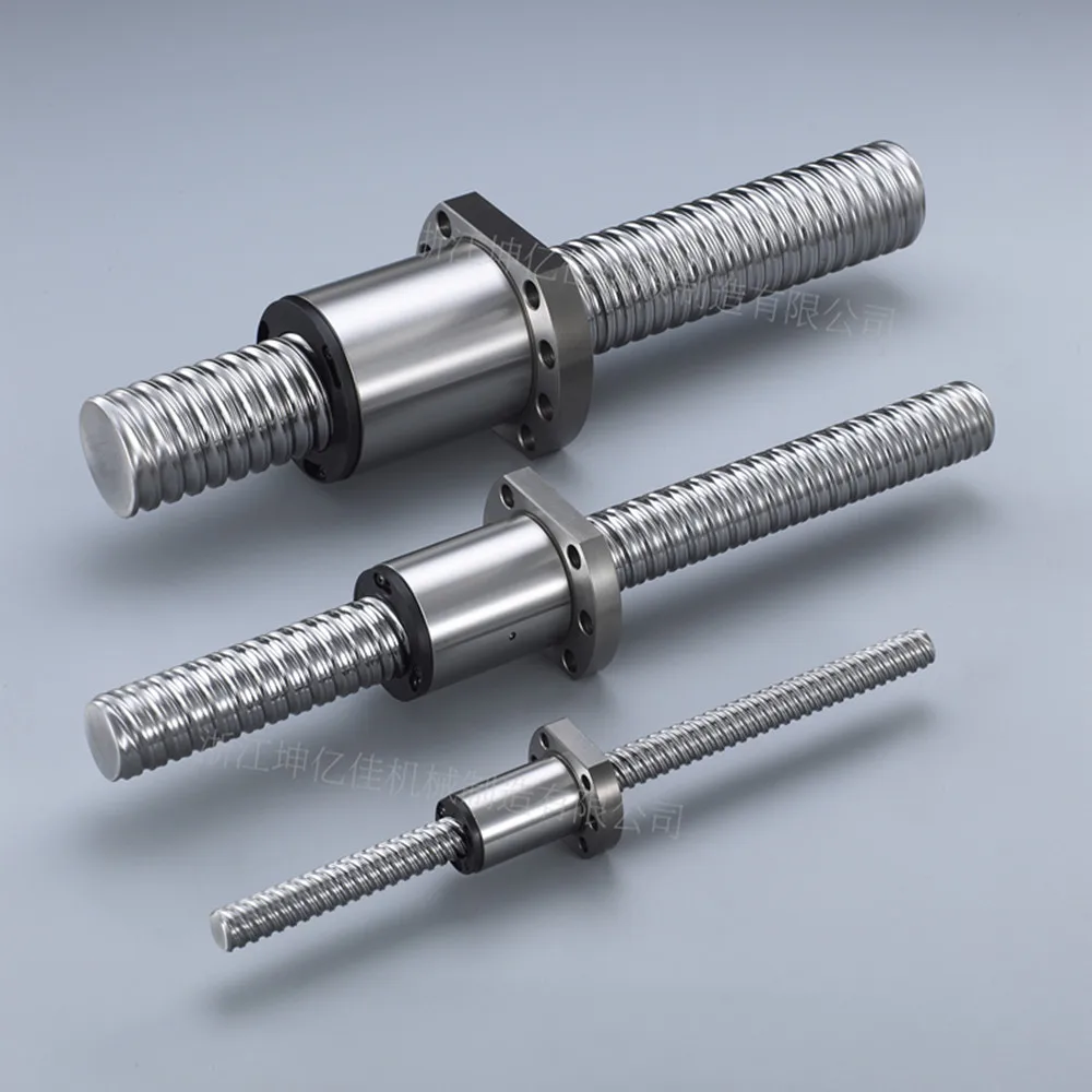 
cnc ball screw SFS1605 Rolled thread 16mm ball screw with 1605 single ball nut for Laser Engraving Machines 