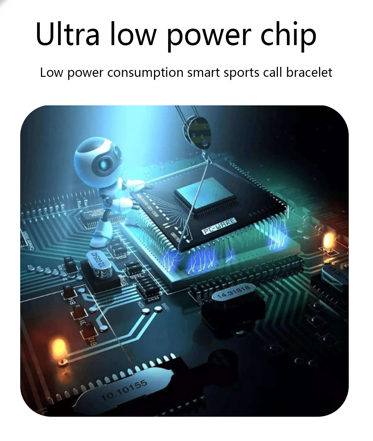 蓝牙智能手表心率监测信息提醒长电池寿命触摸屏男士商务女装时尚礼品