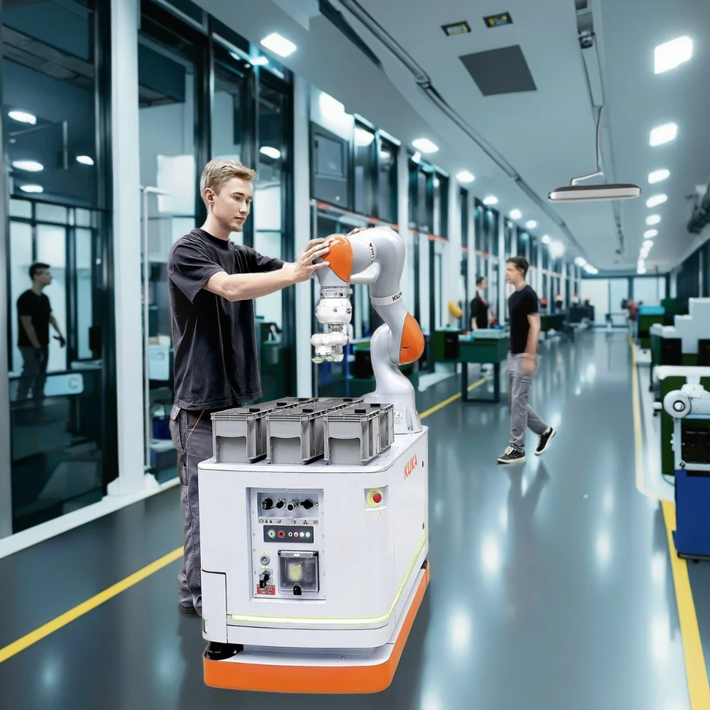 KUKA KMR Iiwa LBR Iiwa Lightweight Robot Mobile Flexible Platform Servo ...