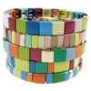 2019 New Styles Rainbow Beads Bracelet Bangles