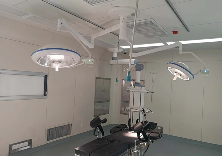 MICARE E700/500 Overall Double Dome LED Ceiling  Surgical Light LED Operating Light LED OT Light manufacture