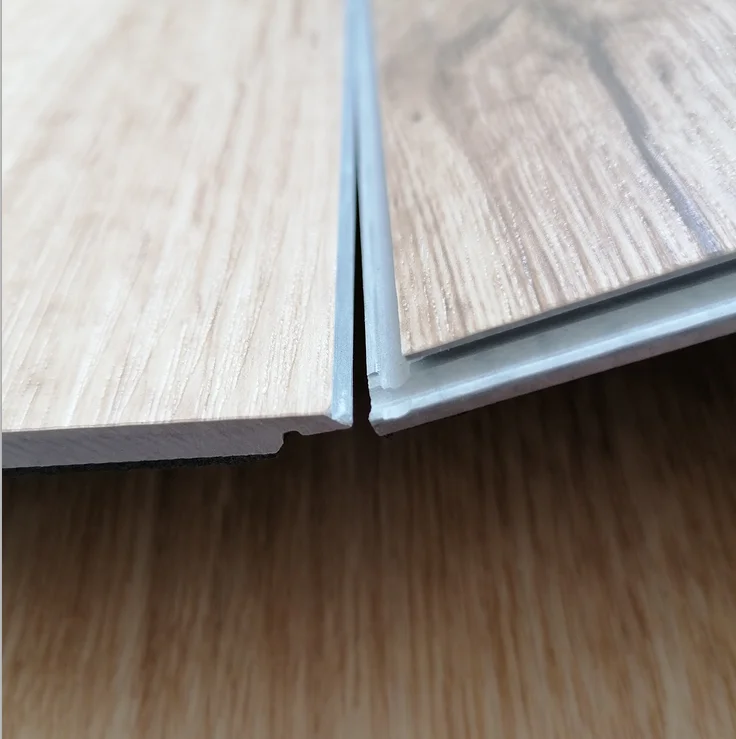 Light Oak Beveled Edge Luxury Vinyl Planks Spc Click Vinyl Flooring