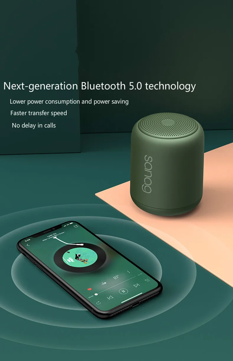 Small Steel Cannon Bluetooth Speaker Outdoor Waterproof Mini Subwoofer Sports Small Speaker - ANKUX.COM