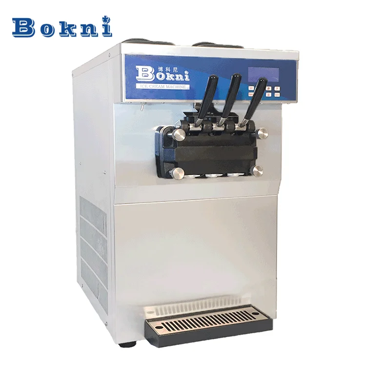 Stainless Steel Frozen Yogurt Machine Commercial Using Ice Machine