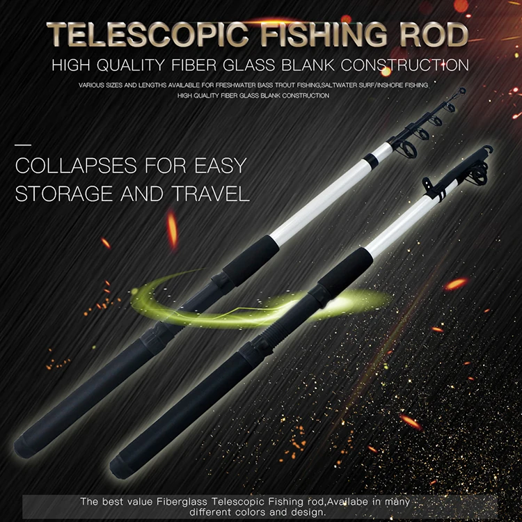 heavy duty telescopic fishing rod