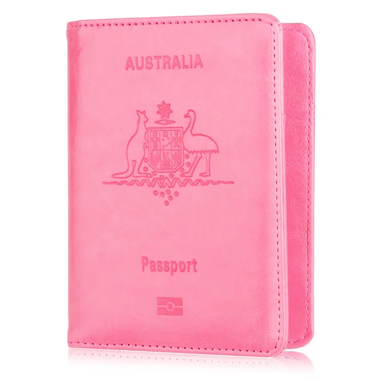Australian Passport Sleeve Passport Cover Pu Leather