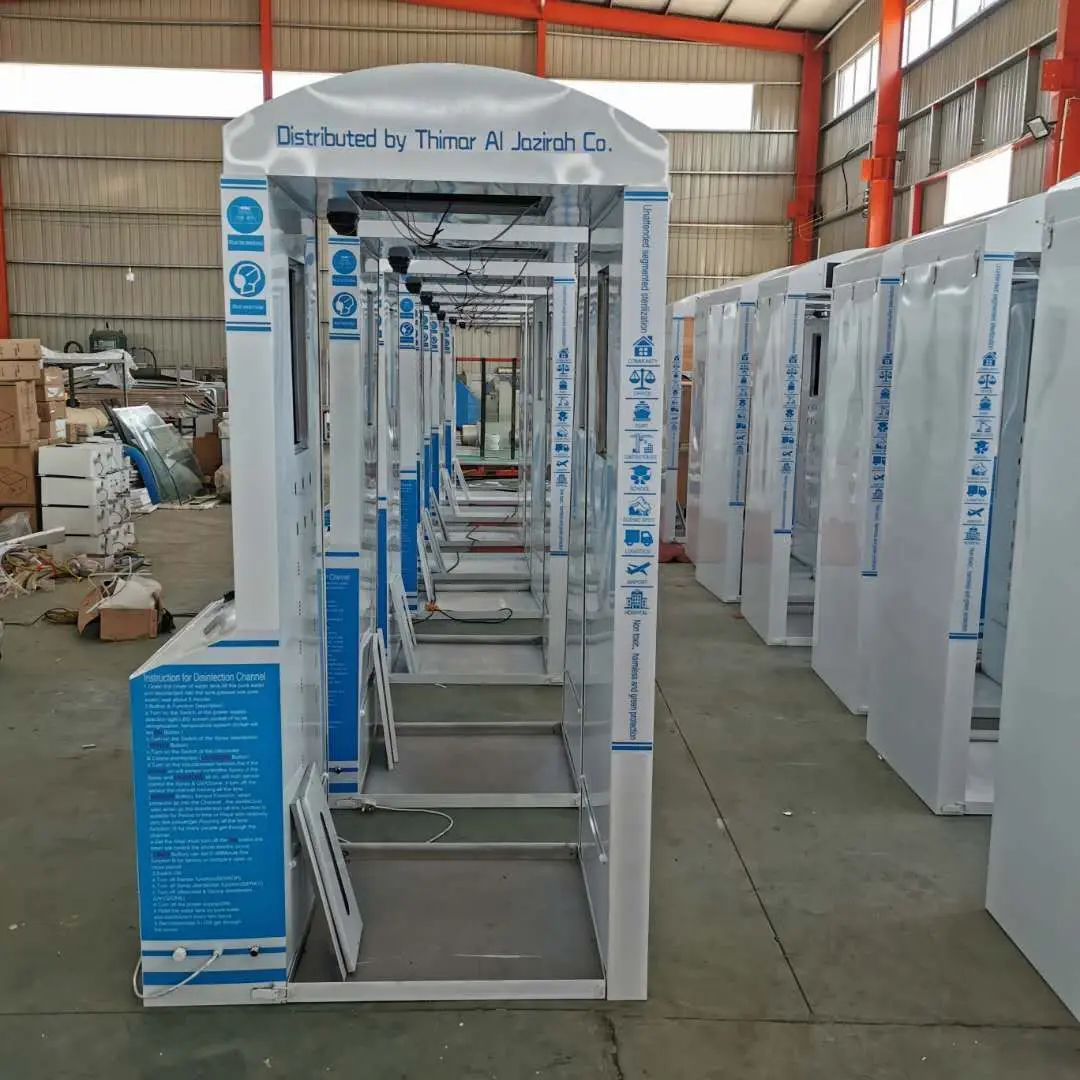 Disinfection fogging booth