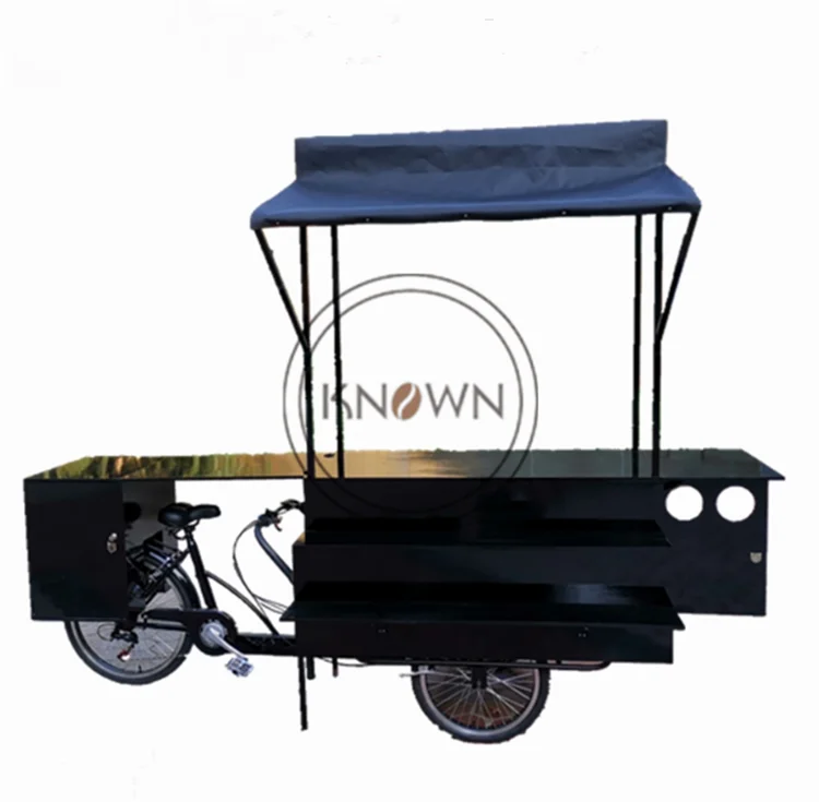Tricycle Food Cart Outdoor Mobile Food Cart Mobile Electric Coffee Cart