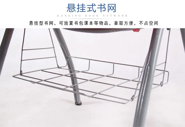 Stacking Tablet Writing Chair Lecture Chair with Writing Tablet Metal Frame Inspiration Student Chair