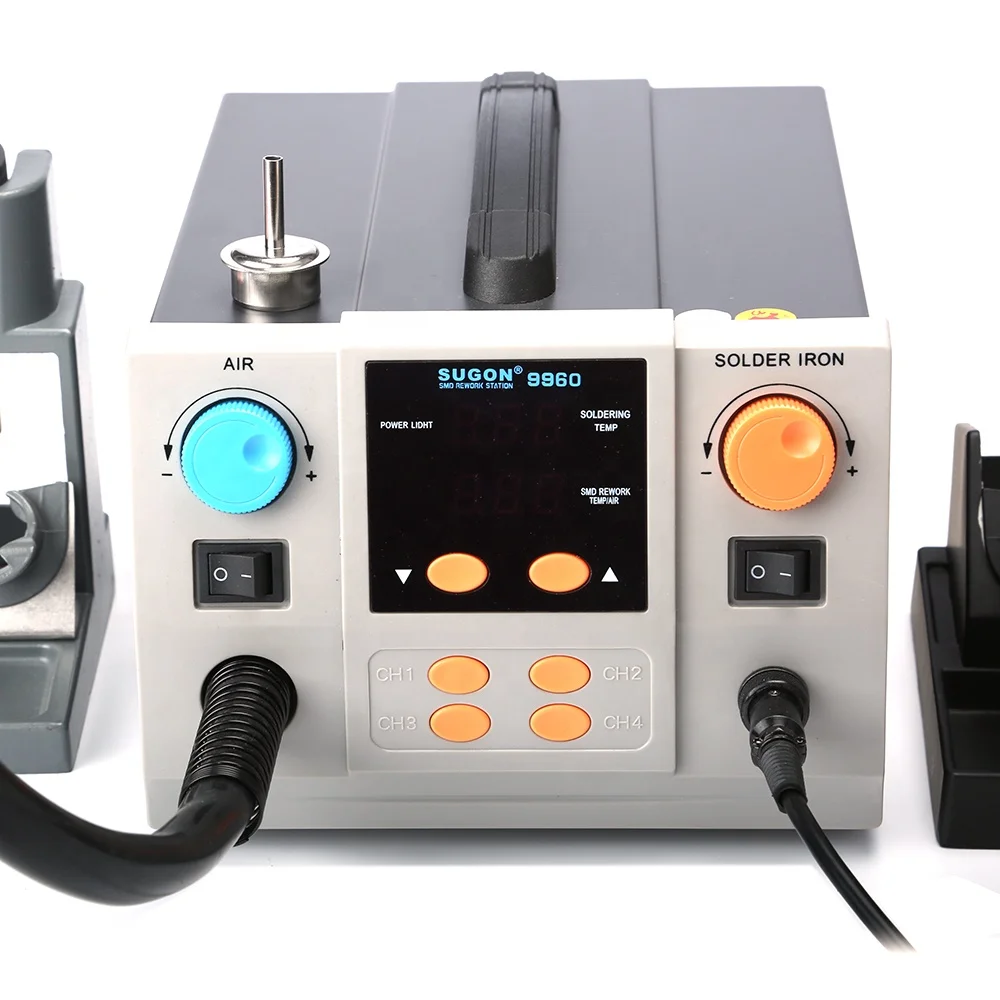 Sugon 9960 2in1 Hot Air Soldering Rework Station Soldering Station With