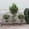 GST036 artificial tree wooden green pineapple tree for home decoration