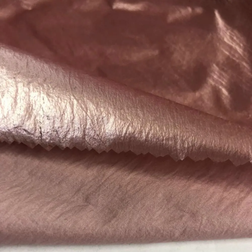 Meidao Taffeta Fabrics 100 Recycle Fabric 380t Nylon Plain Weave Fabric With Foil Silver For